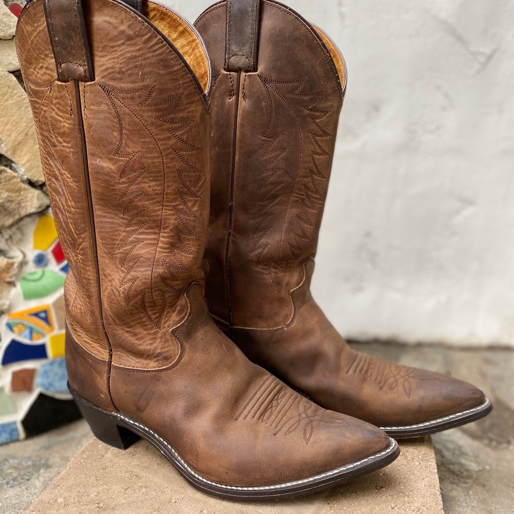 Justin Women’s Leather Cowboy Boots